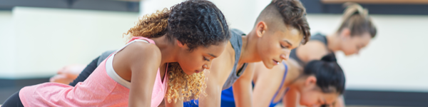 Børn og unge træner